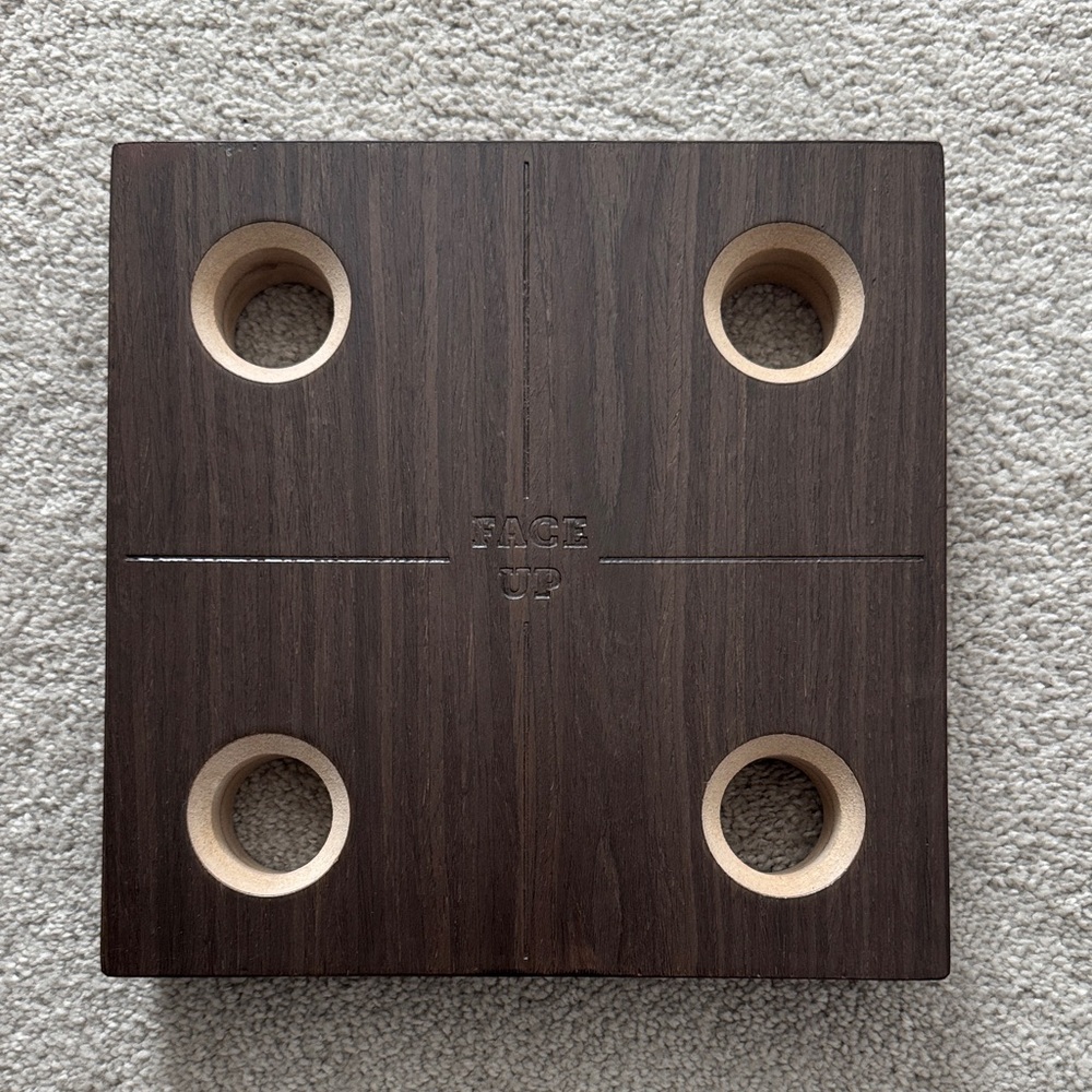 Lovesac Sactional walnut shoe